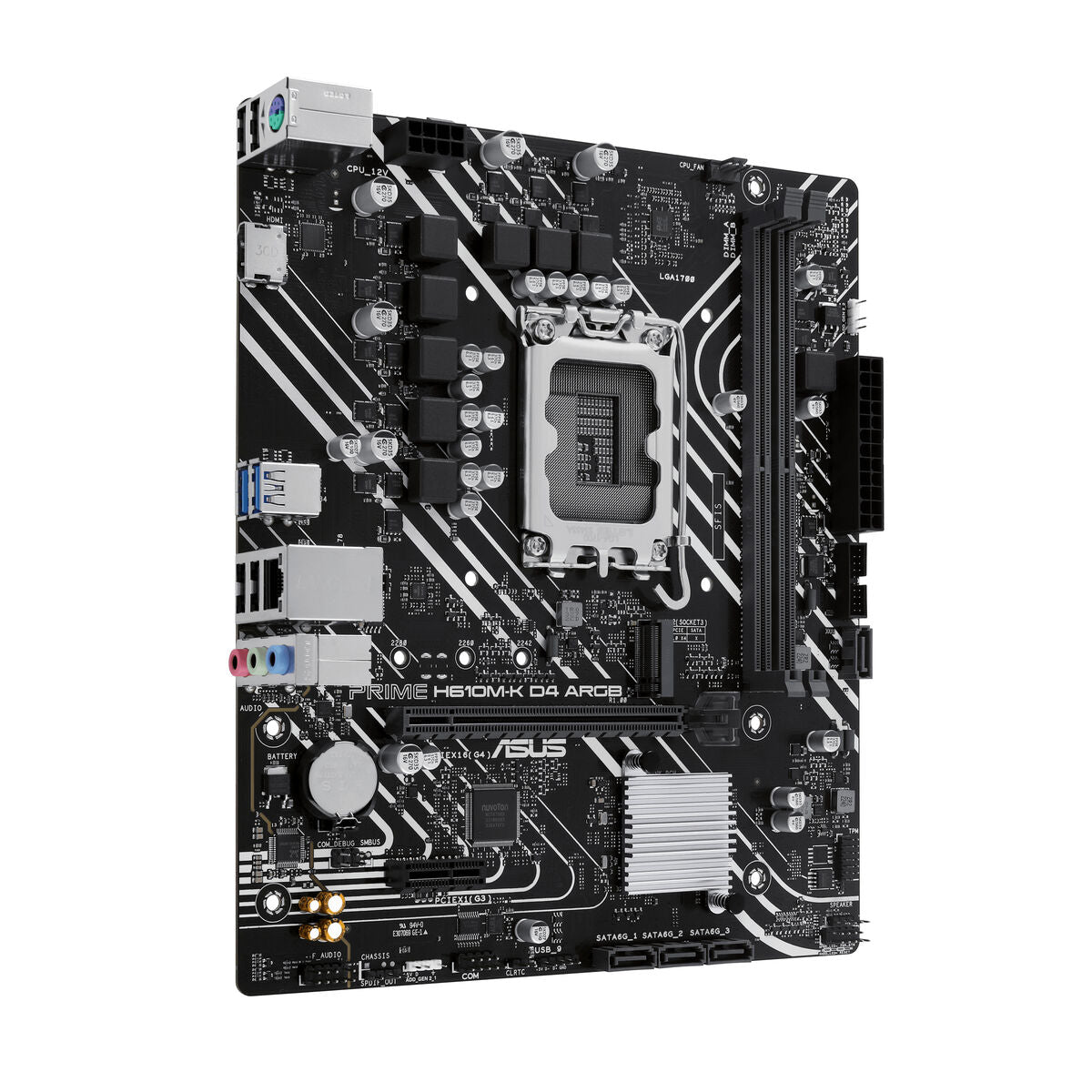 ASUS PRIME H610M-K D4 ARGB LGA1700 micro-ATX motherboard 2xDDR4 4xSATA PCIe 4.0 M.2 slot