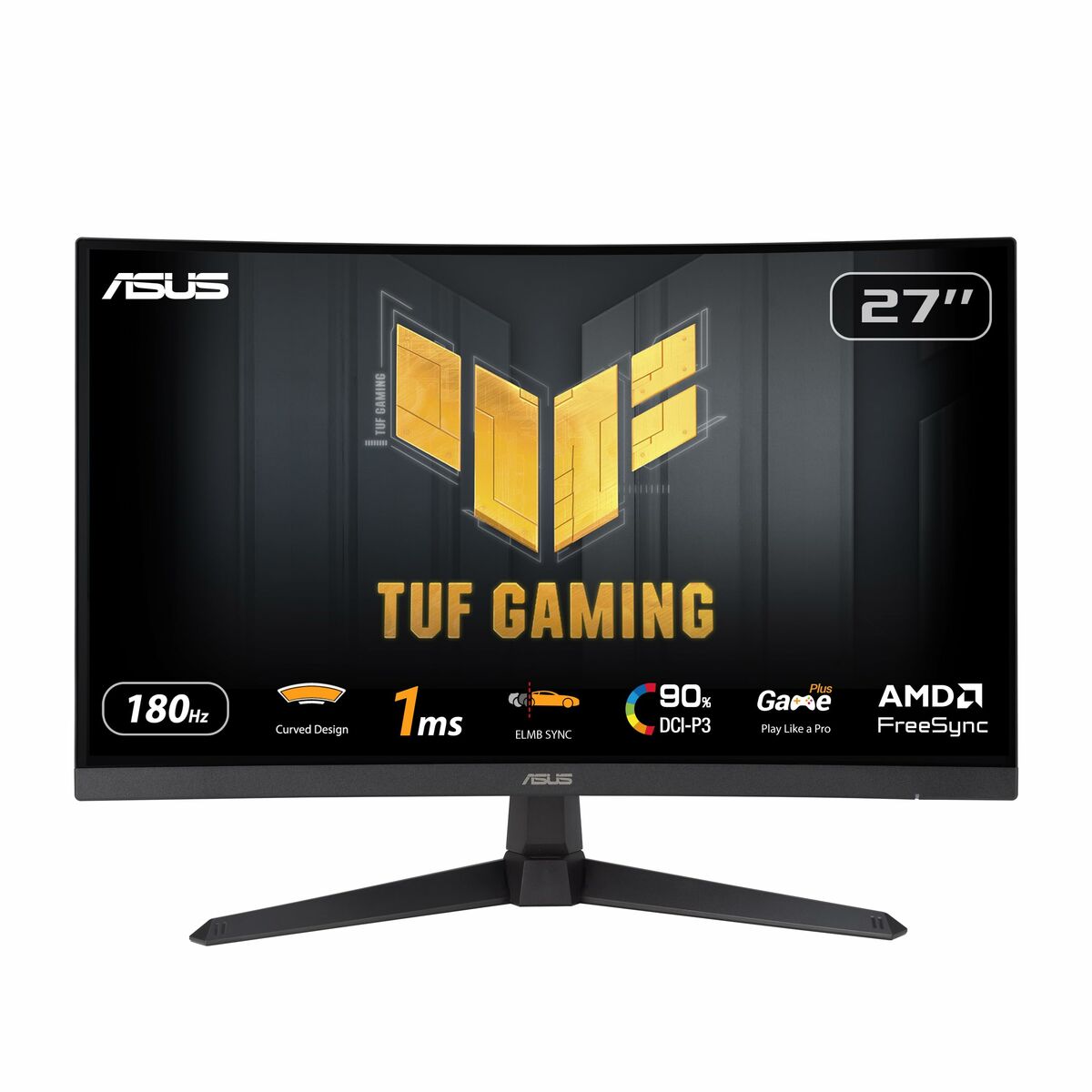 "ASUS TUF Gaming VG27VQ3B écran plat de PC 68,6 cm (27"") 1920 x 1080 pixels Full HD LCD Noir"