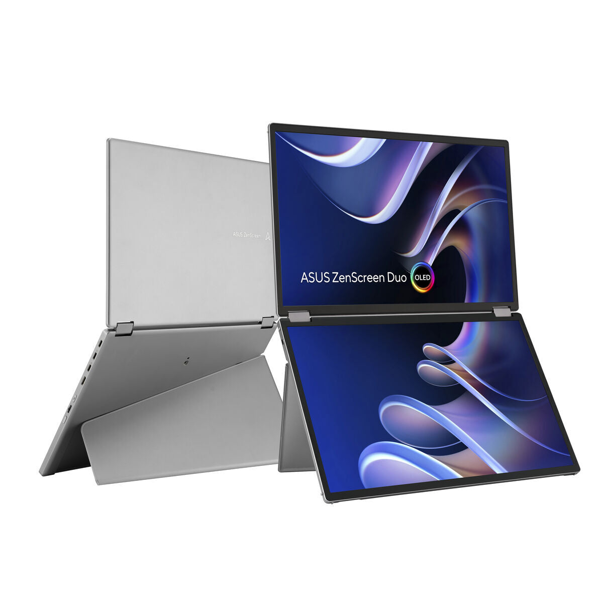 ASUS ZenScreen Duo OLED MQ149CD 14p OLED WUXGA 16:10 60Hz 400cd/m2 1ms MiniHDMI 2xUSB-C USB Hub: 4xUSB 3.2 G1 Type-A