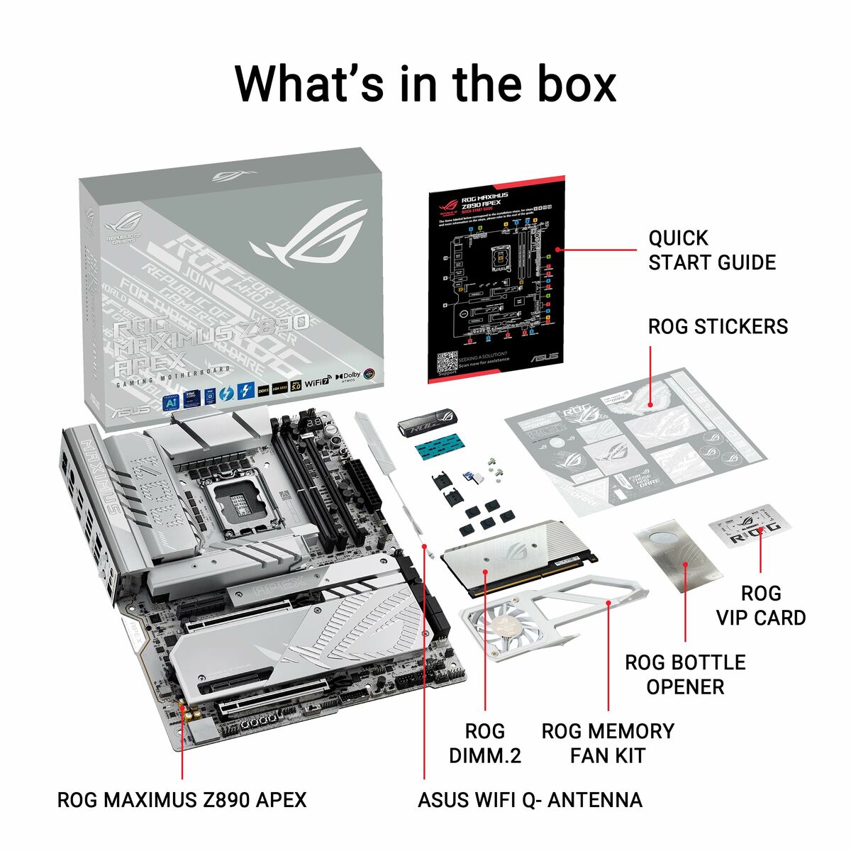 ASUS ROG MAXIMUS Z890 APEX LGA1851 DDR5 ATX MB