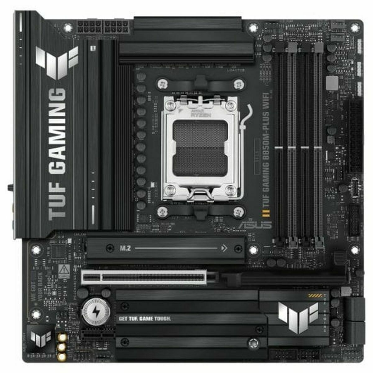 ASUS TUF GAMING B850M-PLUS WIFI AM5 DDR5 micro ATX MB 1xHDMI 1xDP 3xM.2 4xSATA