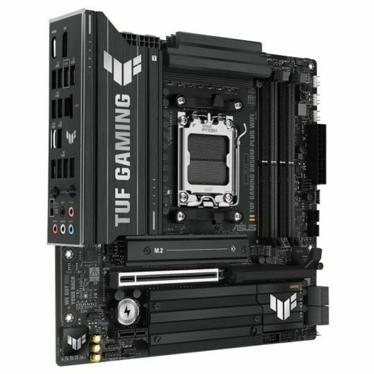 ASUS TUF GAMING B850M-PLUS WIFI AM5 DDR5 micro ATX MB 1xHDMI 1xDP 3xM.2 4xSATA