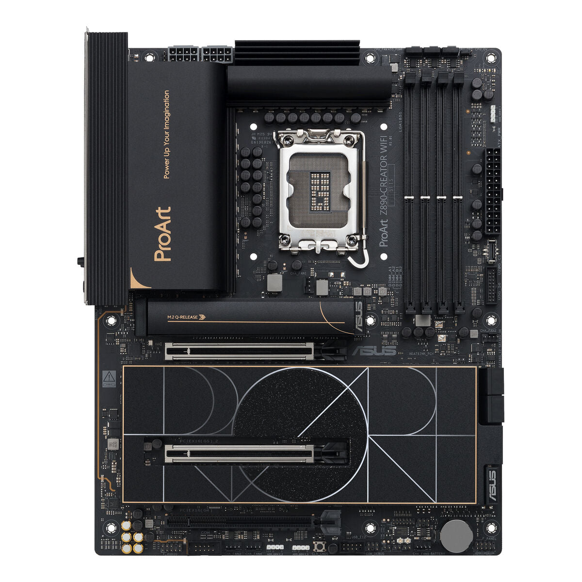 ASUS PROART Z890-CREATOR WIFI LGA1851 4xDDR5 ATX MB 4xSATA 1xHDMI 2.1 3xThunderbolt 5xM.2