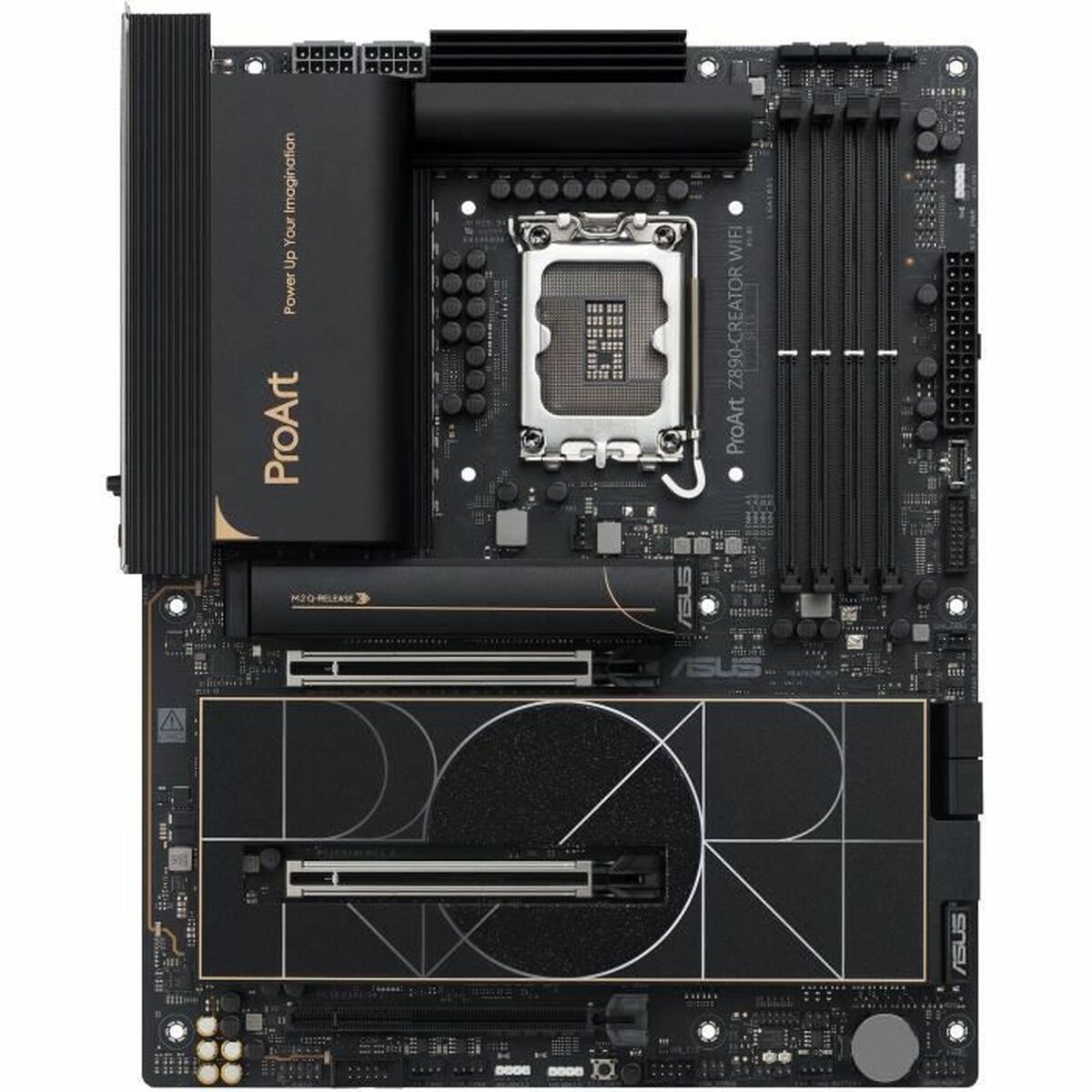 ASUS PROART Z890-CREATOR WIFI LGA1851 4xDDR5 ATX MB 4xSATA 1xHDMI 2.1 3xThunderbolt 5xM.2