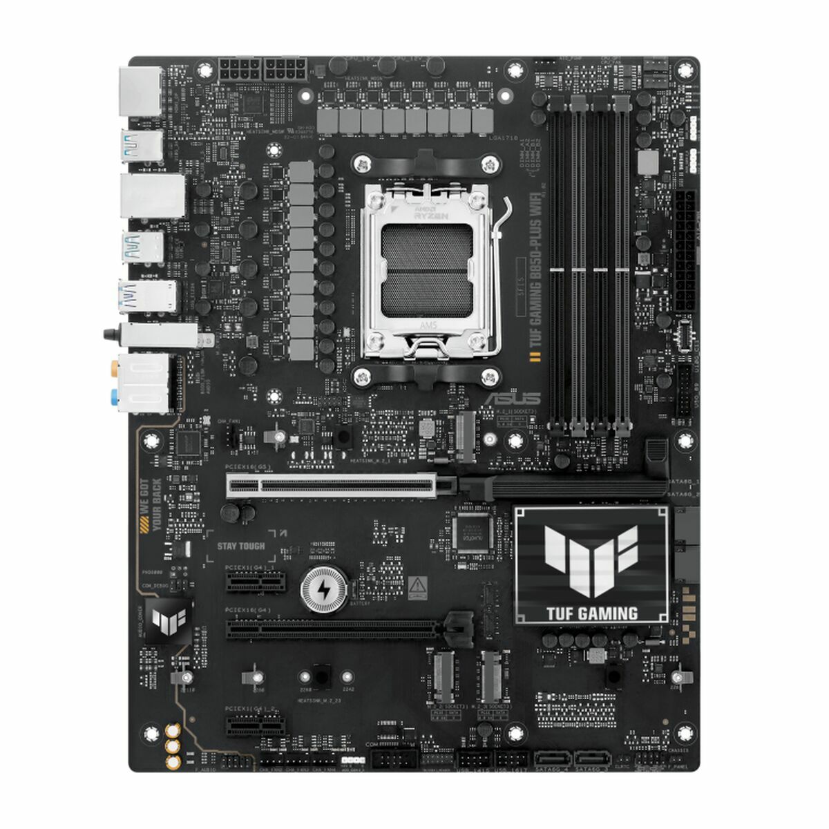 ASUS TUF GAMING B850-PLUS WIFI AM5 DDR5 ATX MB 1xHDMI 1xDP 3xM.2 4xSATA