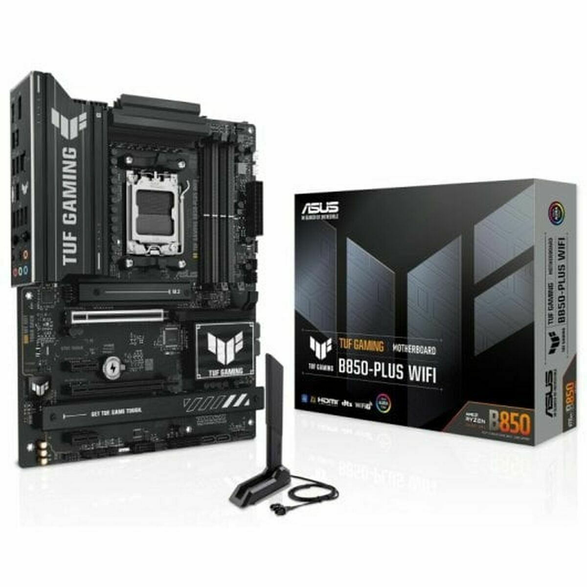 ASUS TUF GAMING B850-PLUS WIFI AM5 DDR5 ATX MB 1xHDMI 1xDP 3xM.2 4xSATA