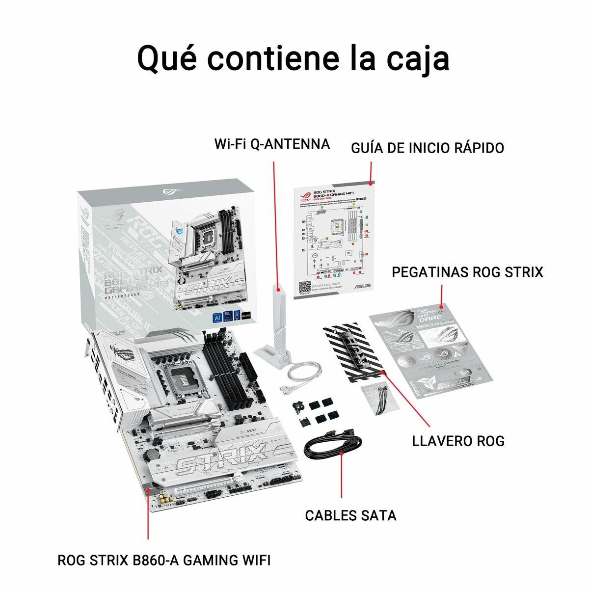 ASUS ROG STRIX B860-A GAMING WIFI LGA1851 DDR5 ATX MB 1xHDMI 1xDP 4xM.2 4xSATA