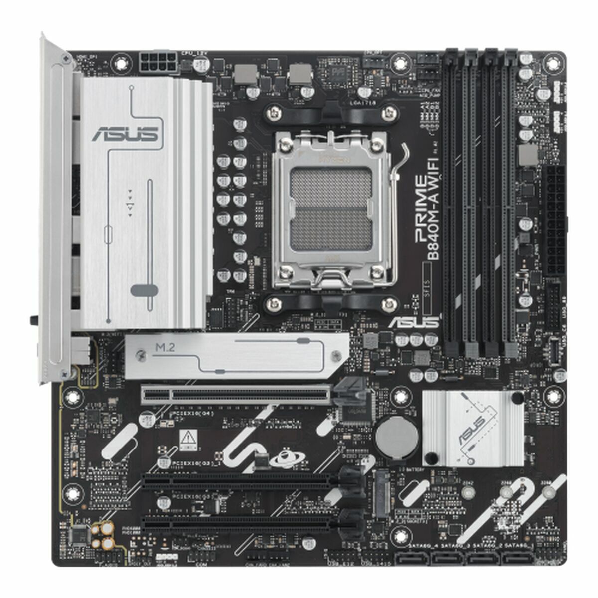 ASUS PRIME B840M-A WIFI AM5 DDR5 micro ATX MB 1xHDMI 2xDP 3xM.2 4xSATA