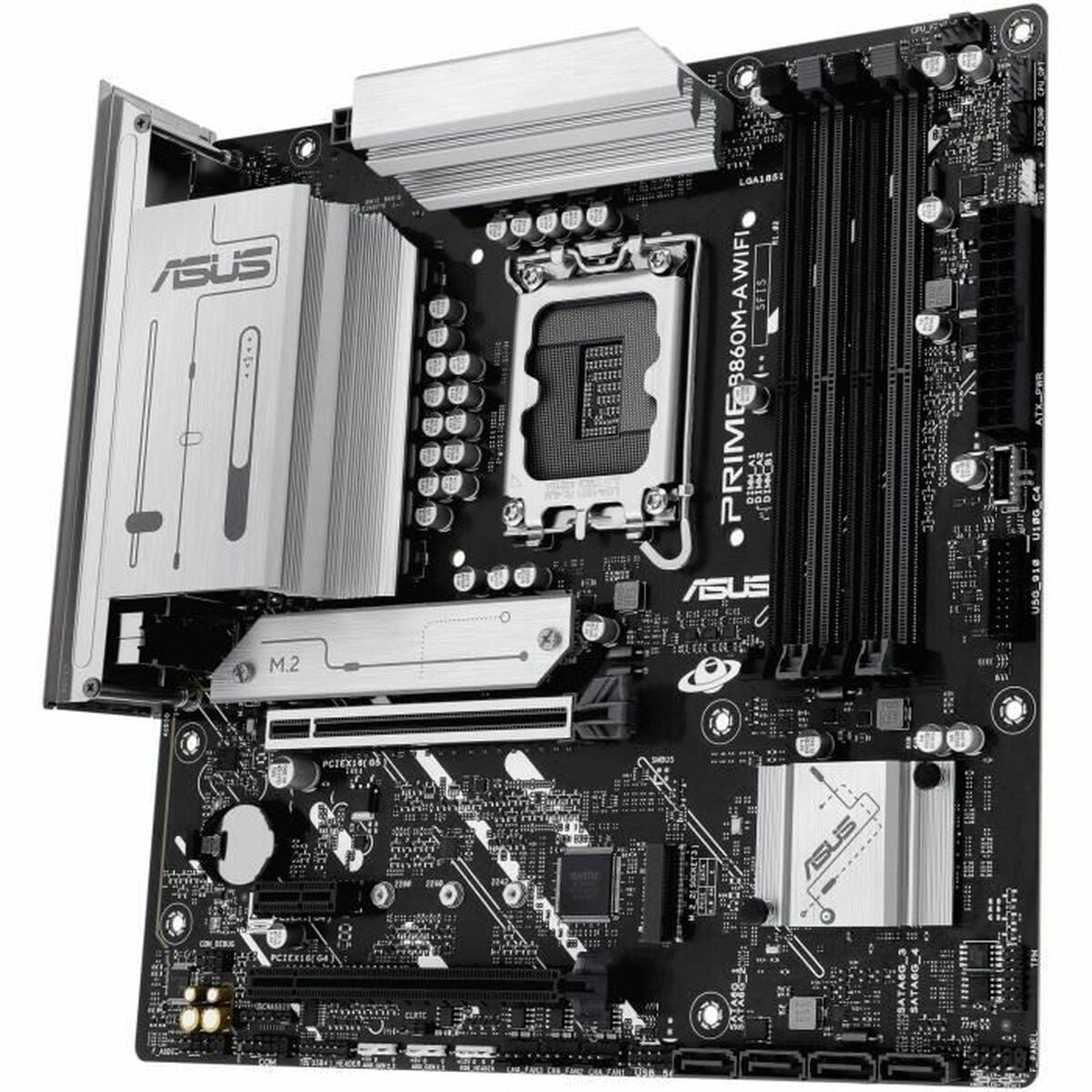ASUS PRIME B860M-A WIFI LGA1851 DDR5 micro ATX MB 1xHDMI 2xDP 2xM.2 4xSATA