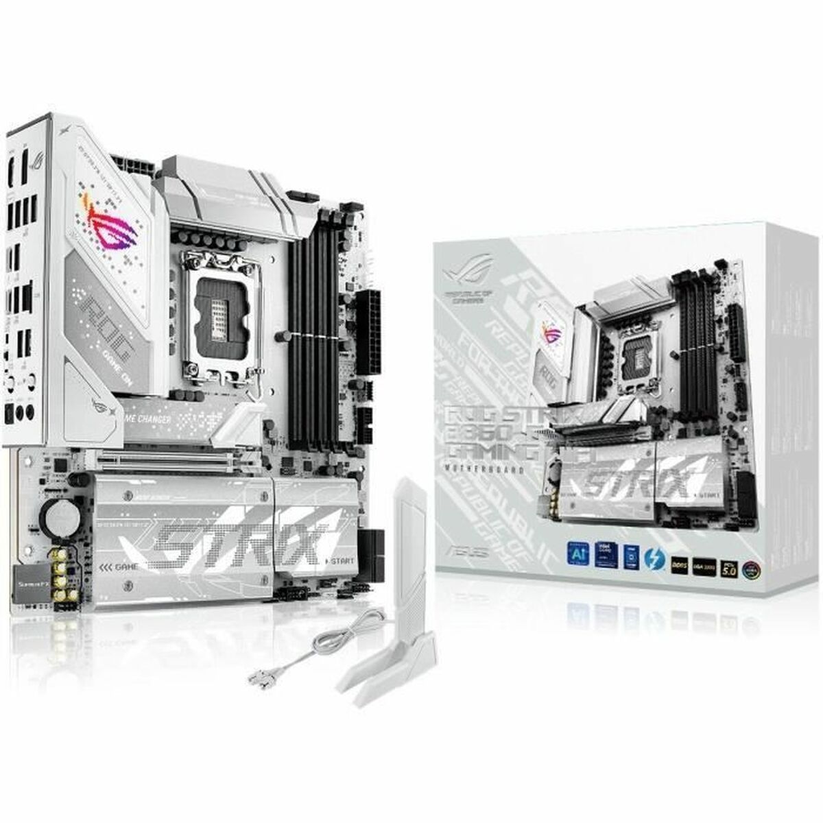 ASUS ROG STRIX B860-G GAMING WIFI LGA1851 DDR5 micro ATX MB 1xHDMI 1xDP 1xThunderBolt 4xM.2 4xSATA