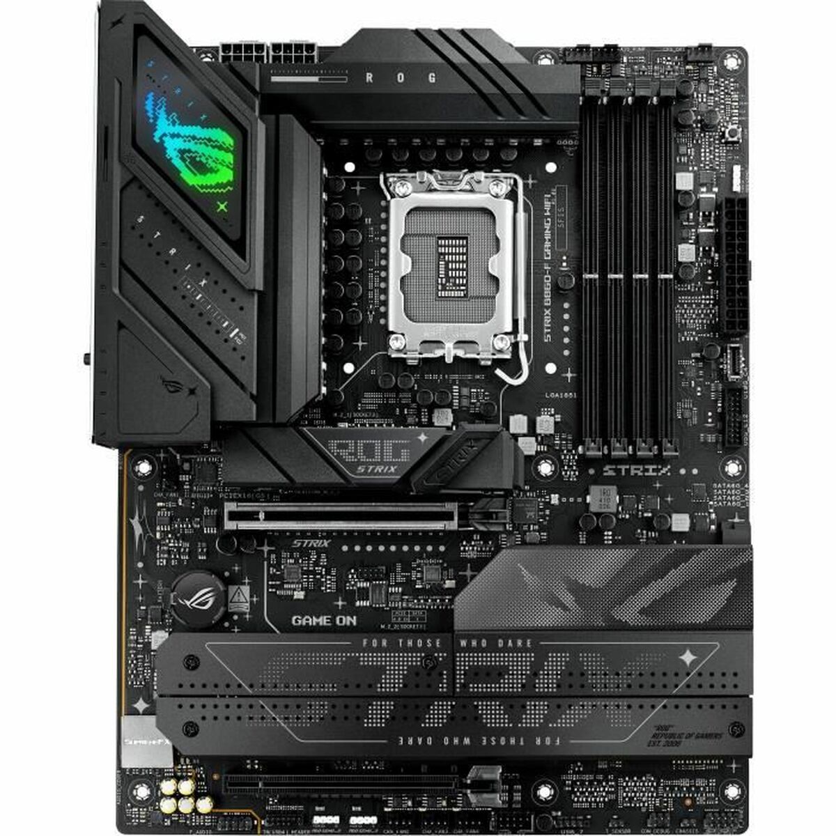 ASUS ROG STRIX B860-F GAMING WIFI LGA1851 DDR5 ATX MB 1xHDMI 1xDP 4xM.2 4xSATA