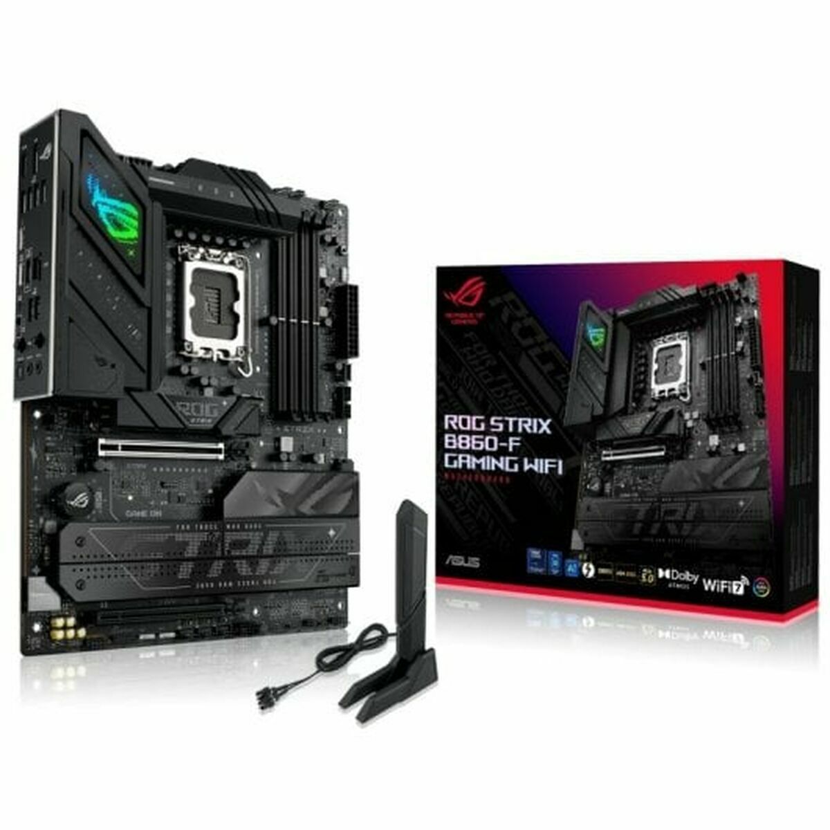 ASUS ROG STRIX B860-F GAMING WIFI LGA1851 DDR5 ATX MB 1xHDMI 1xDP 4xM.2 4xSATA