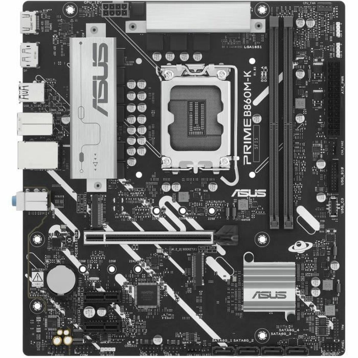 ASUS PRIME B860M-K LGA1851 DDR5 mATX MB 1xHDMI 1xDP 2xM.2 4xSATA