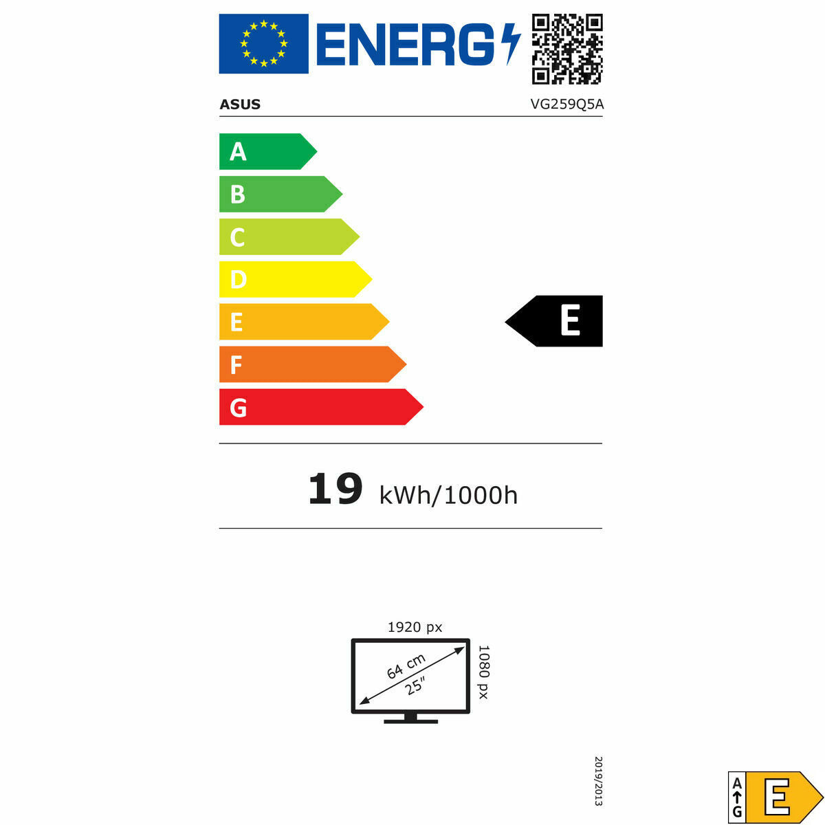 "ASUS TUF Gaming VG259Q5A écran plat de PC 62,2 cm (24.5"") 1920 x 1080 pixels Full HD LED Noir"