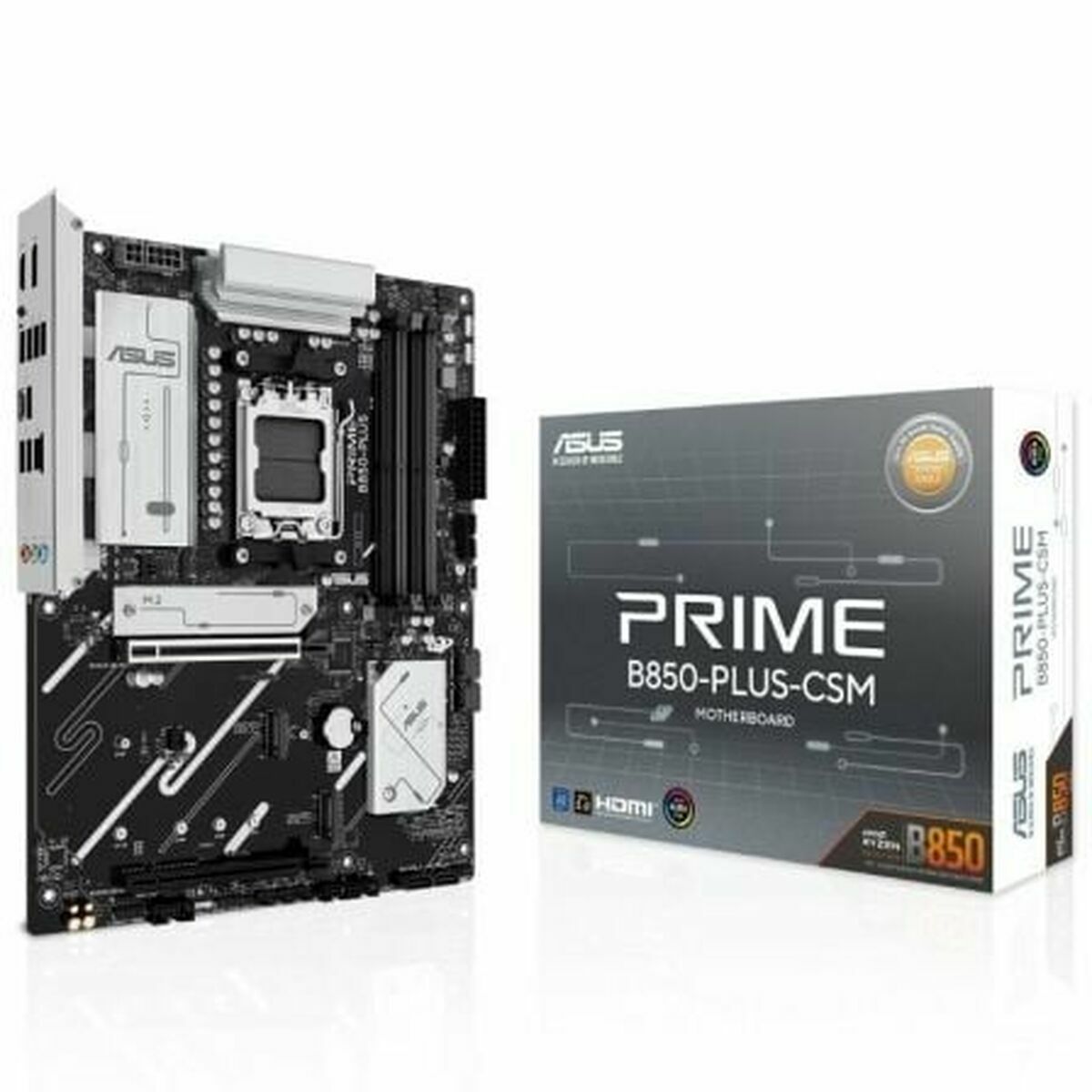 ASUS AMD B850 DDR5 ATX motherboard 1xHDMI 1xDP 3xM.2 4xSATA