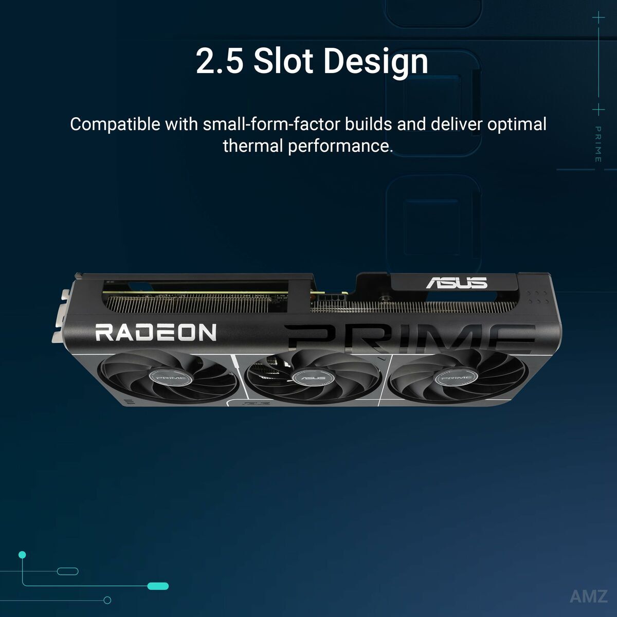 ASUS Prime Radeon RX 9060 XT OC Edition 16Go GDDR6 Graphics Card PCIe 5.0 HDMI 2.1b DisplayPort 2.1a