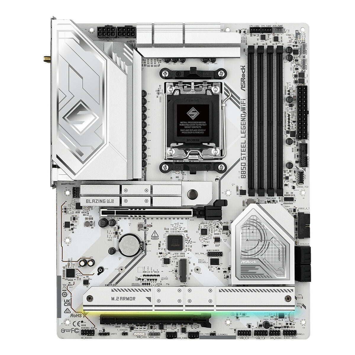 Asrock B850 Steel Legend WiFi AMD B850 Emplacement AM5 ATX