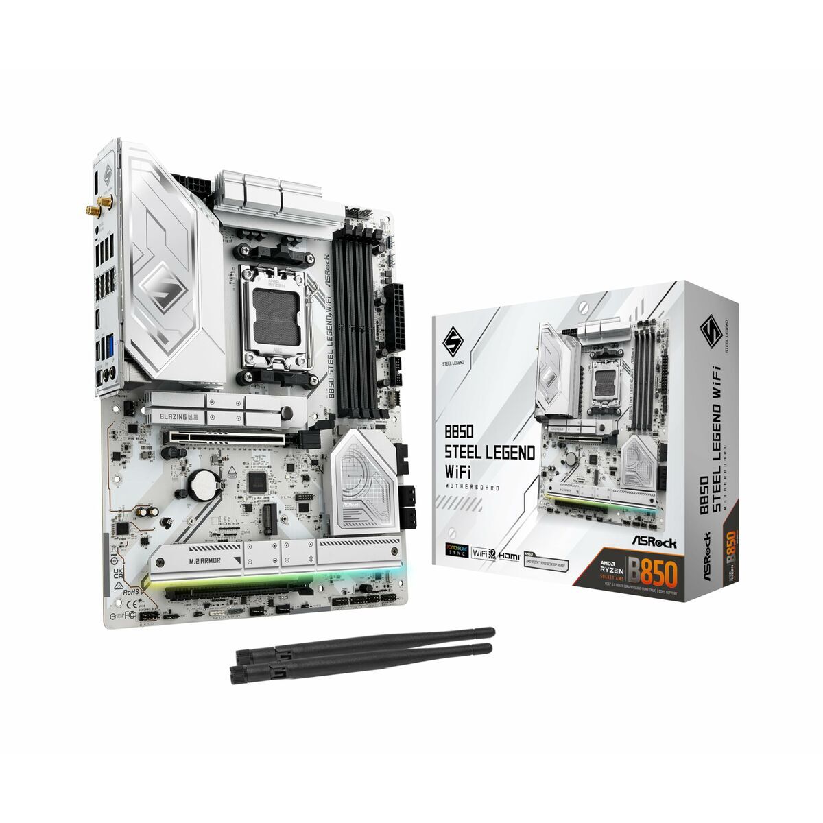 Asrock B850 Steel Legend WiFi AMD B850 Emplacement AM5 ATX