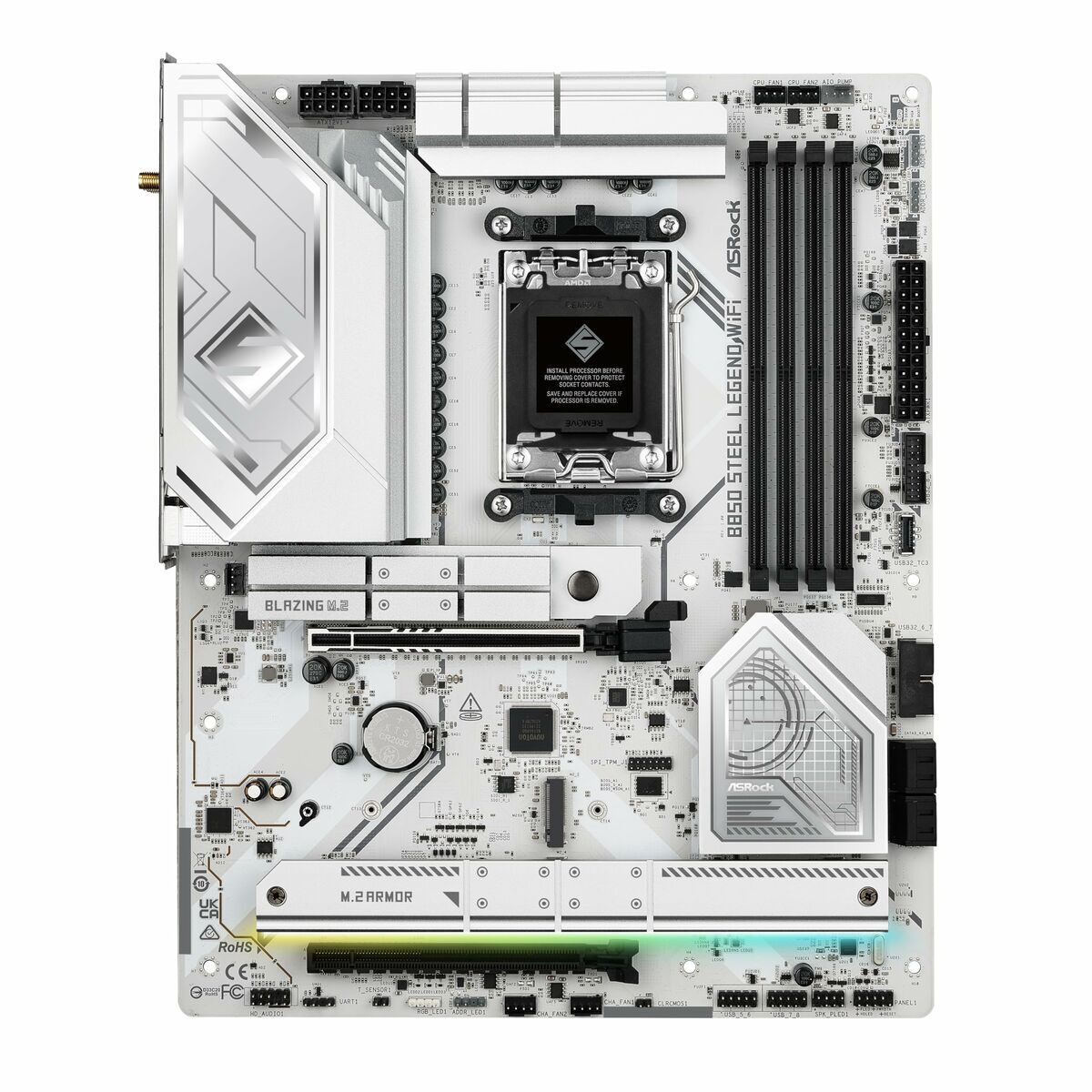 Asrock B850 Steel Legend WiFi AMD B850 Emplacement AM5 ATX