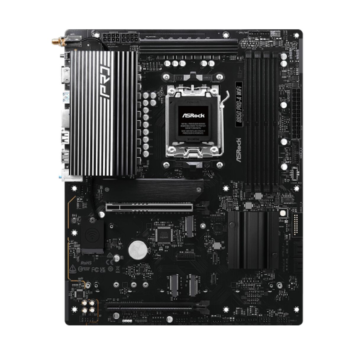 ASRock 90-MXBQN0-A0UAYZ Carte mere B850 Pro-A WiFi avec support DDR5 et PCIe 5.0