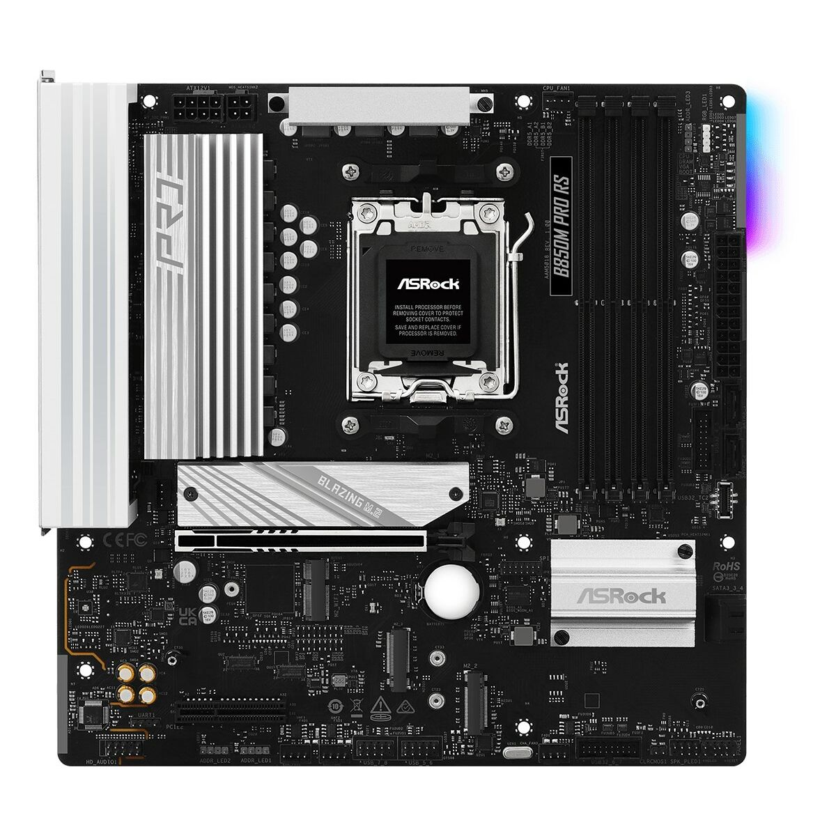 Carte mere ASRock B850M Pro RS pour processeurs AMD Ryzen 7000 avec support DDR5