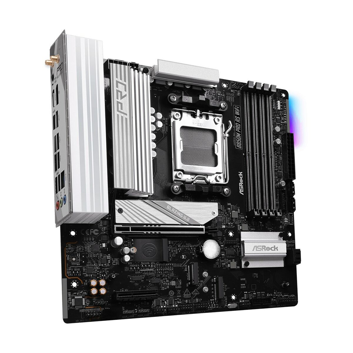 ASRock 90-MXBR70-A0UAYZ Carte mere B850M Pro RS WiFi DDR5 Support PCIe 5.0