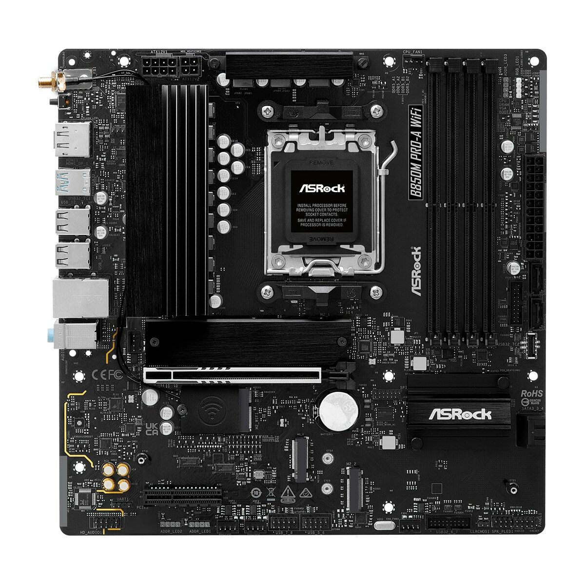 ASRock B850M PRO-A WIFI Carte mere AMD Ryzen 7000 avec WiFi et support DDR5