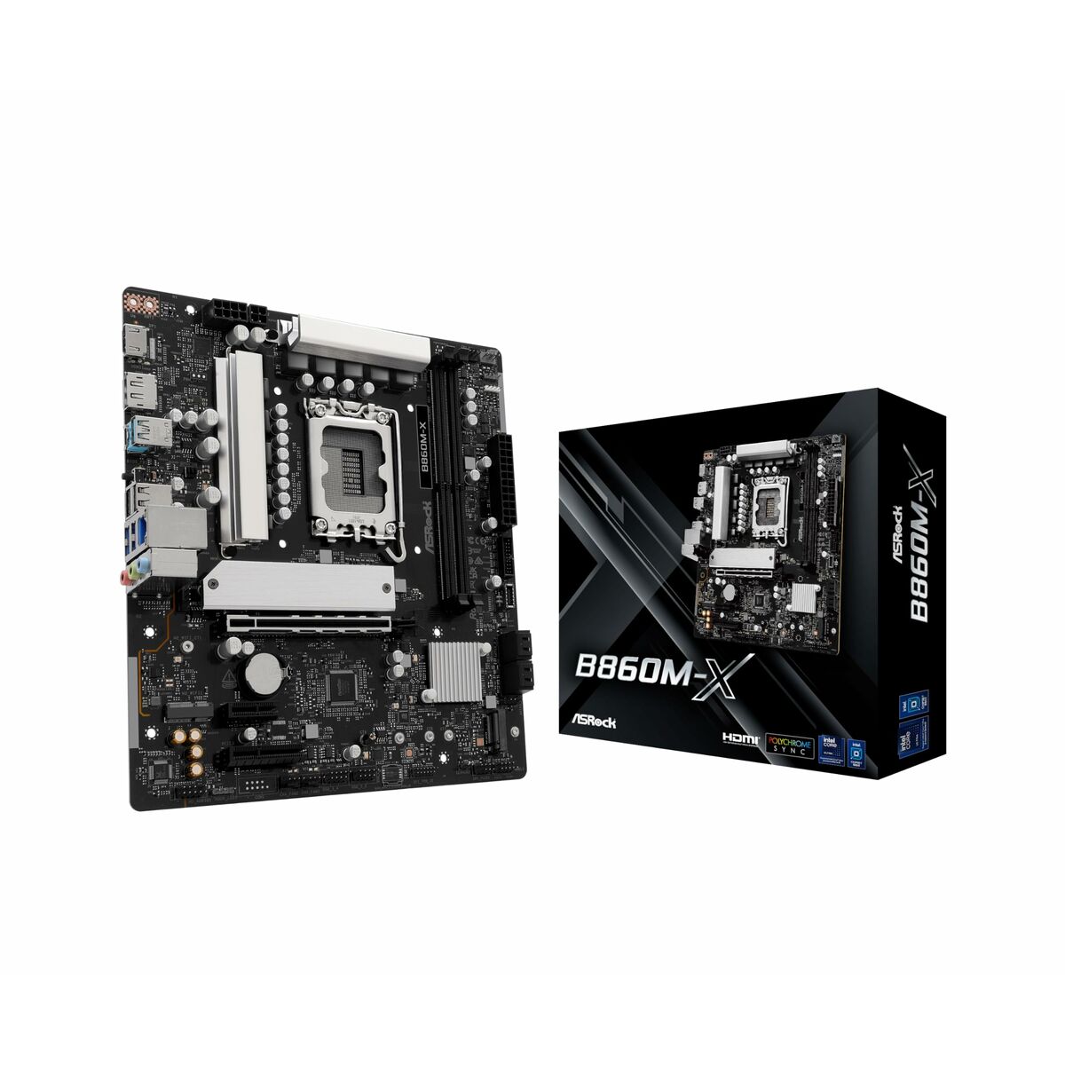 Asrock B860M-X Intel B860 LGA 1851 (Socket V1) micro ATX