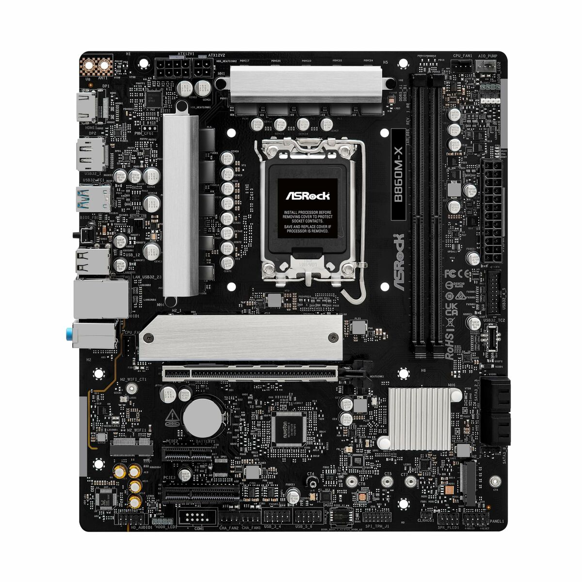 Asrock B860M-X Intel B860 LGA 1851 (Socket V1) micro ATX