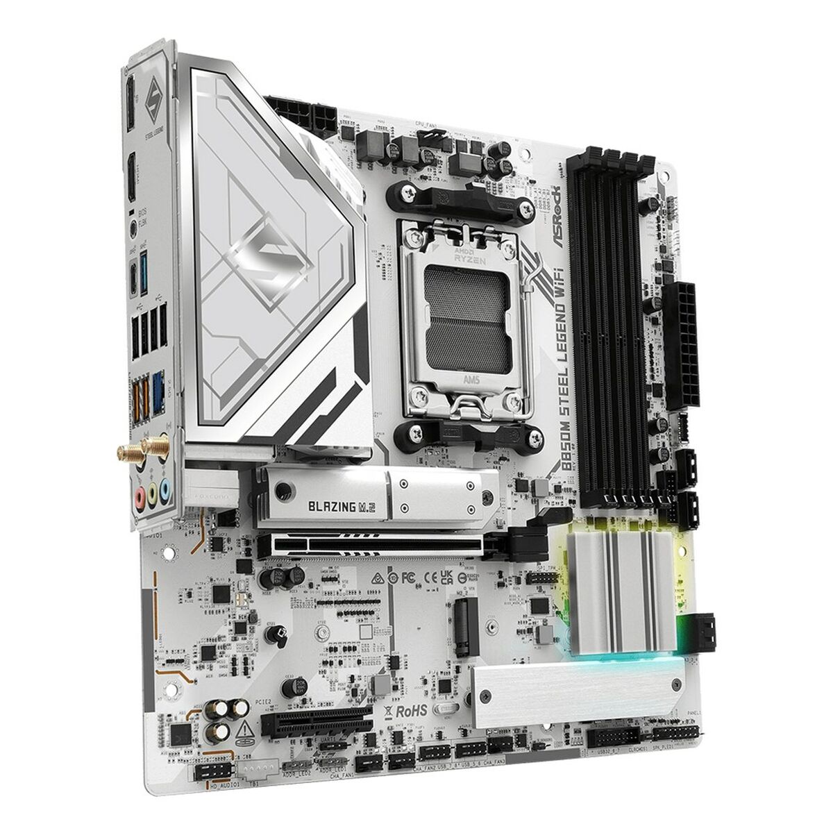 ASRock B850M STEEL LEGEND WIFI Carte mere AMD Ryzen 7000 avec support DDR5