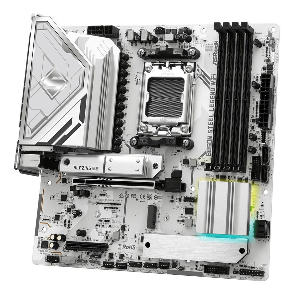 ASRock B850M STEEL LEGEND WIFI Carte mere AMD Ryzen 7000 avec support DDR5