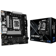 ASRock 90-MXBS4-A0UAYZ H810M-X Carte mere Micro ATX avec DDR5 et Ethernet 2,5 Gigabit