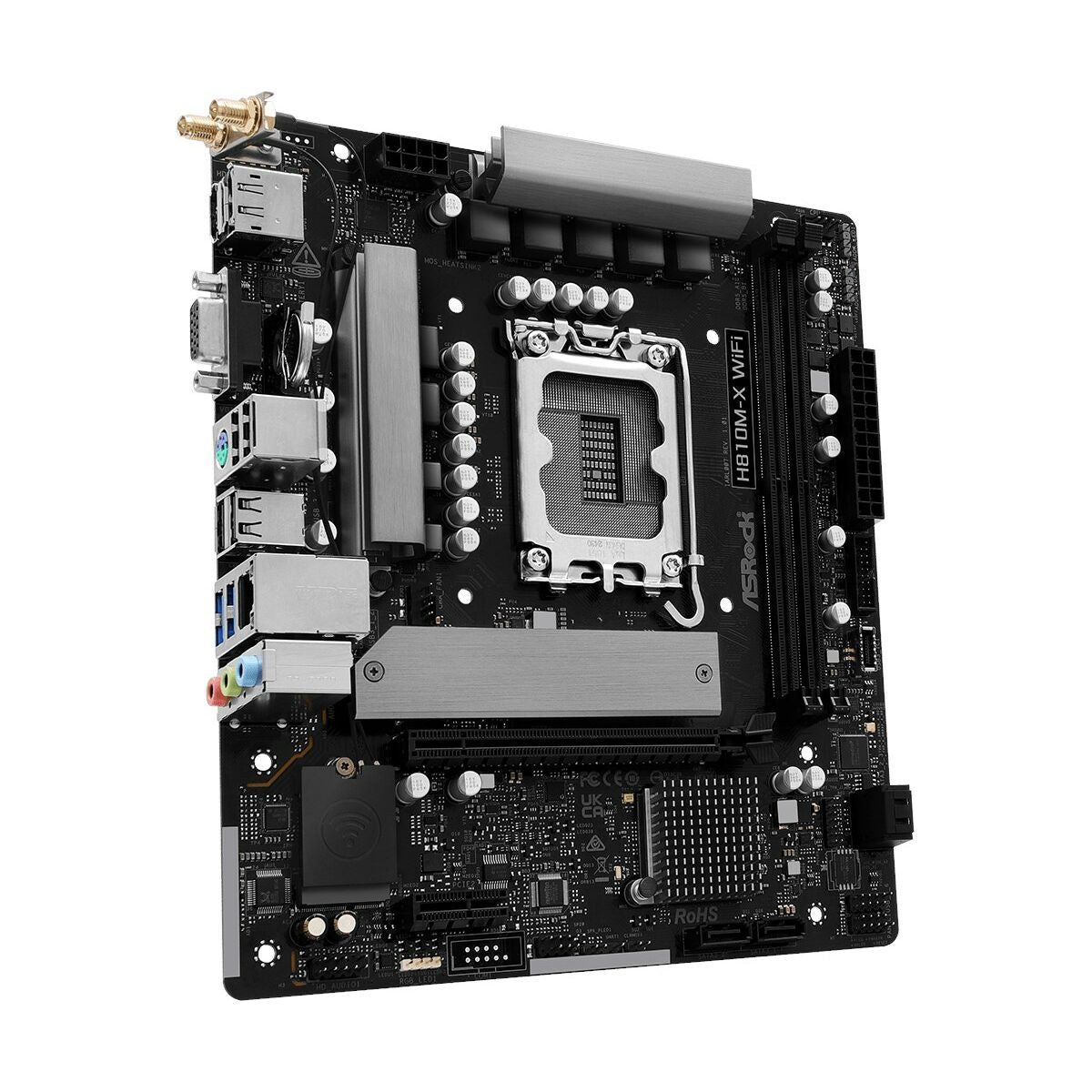 Asrock H810M-X WiFi Intel H810 LGA 1851 (Socket V1) micro ATX