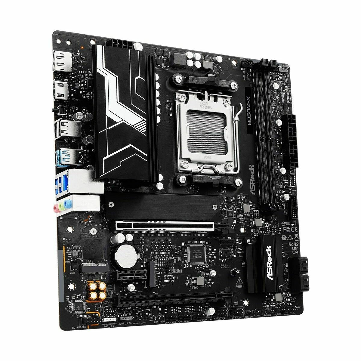 ASRock 90-MXBSG0-A0UAYZ B850M-X R2.0 Carte mere Micro ATX avec DDR5 et Ethernet 2.5 Gigabit