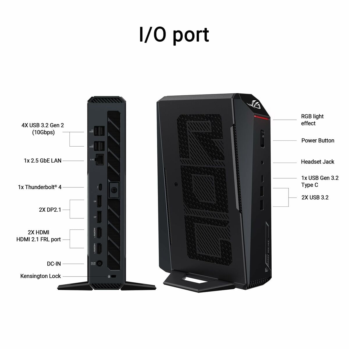 ASUS RNUC15JNK9X28AA2 Intel Core Ultra 9 275HX 16Go 2To NVIDIA GeForce RTX 5080 W11H