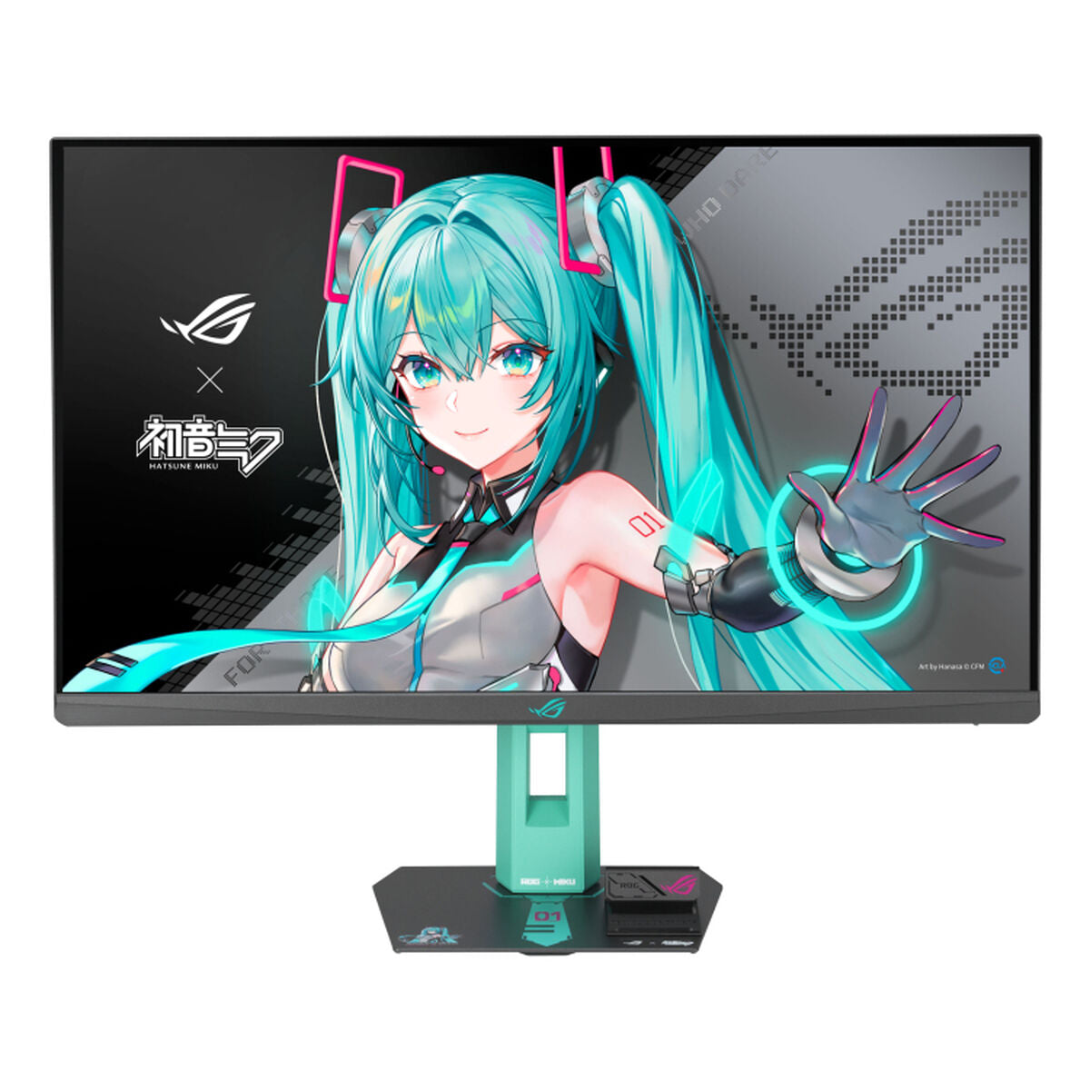 "ASUS ROG Strix XG27ACMEG-G Hatsune Miku Edition écran plat de PC 68,6 cm (27"") 2560 x 1440 pixels Wide Quad HD LCD Multicolore"