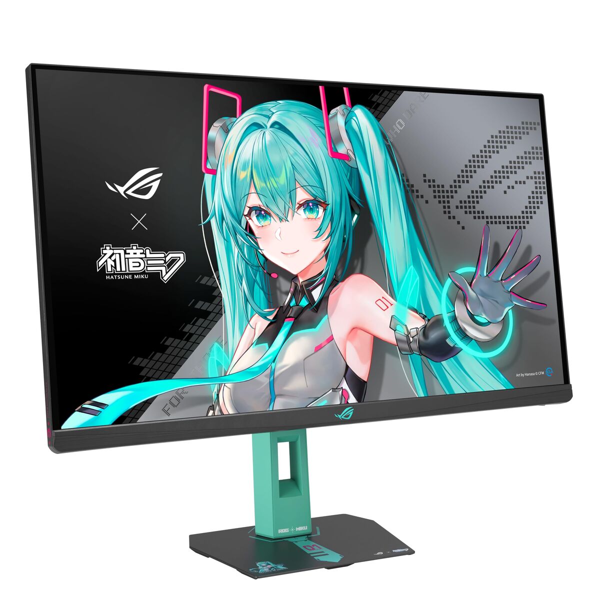 "ASUS ROG Strix XG27ACMEG-G Hatsune Miku Edition écran plat de PC 68,6 cm (27"") 2560 x 1440 pixels Wide Quad HD LCD Multicolore"