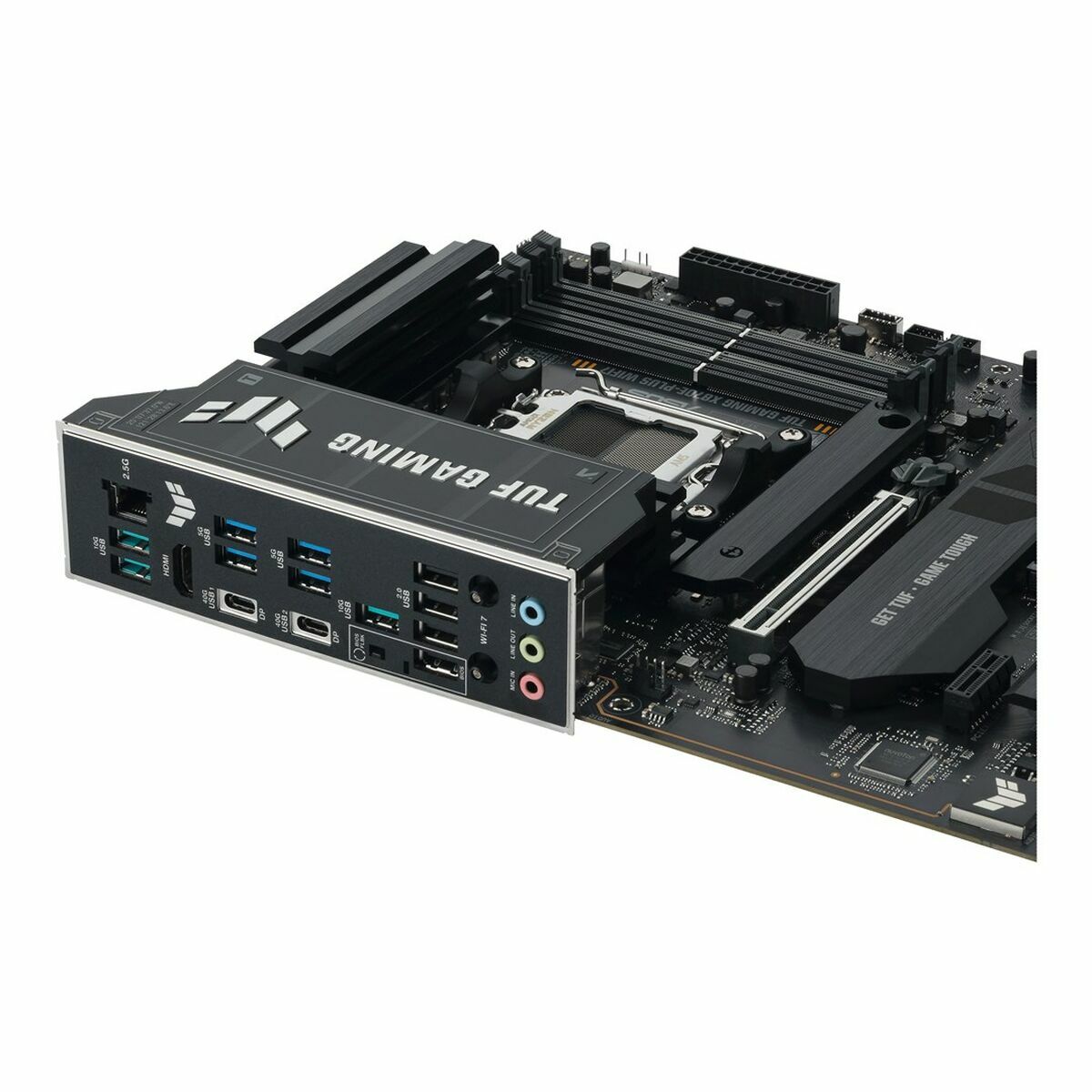 ASUS TUF GAMING X870E-PLUS WIFI7 AMD AM5 ATX motherboard 4xDDR5 PCIe 5.0 x16 4xM.2 1xHDMI 2xSATA