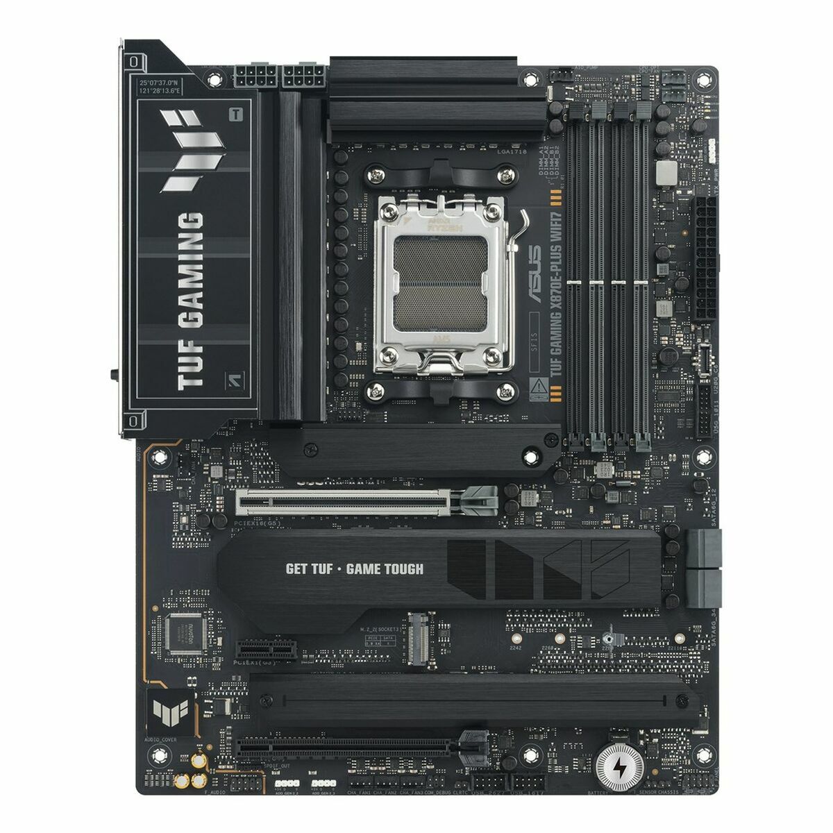 ASUS TUF GAMING X870E-PLUS WIFI7 AMD AM5 ATX motherboard 4xDDR5 PCIe 5.0 x16 4xM.2 1xHDMI 2xSATA