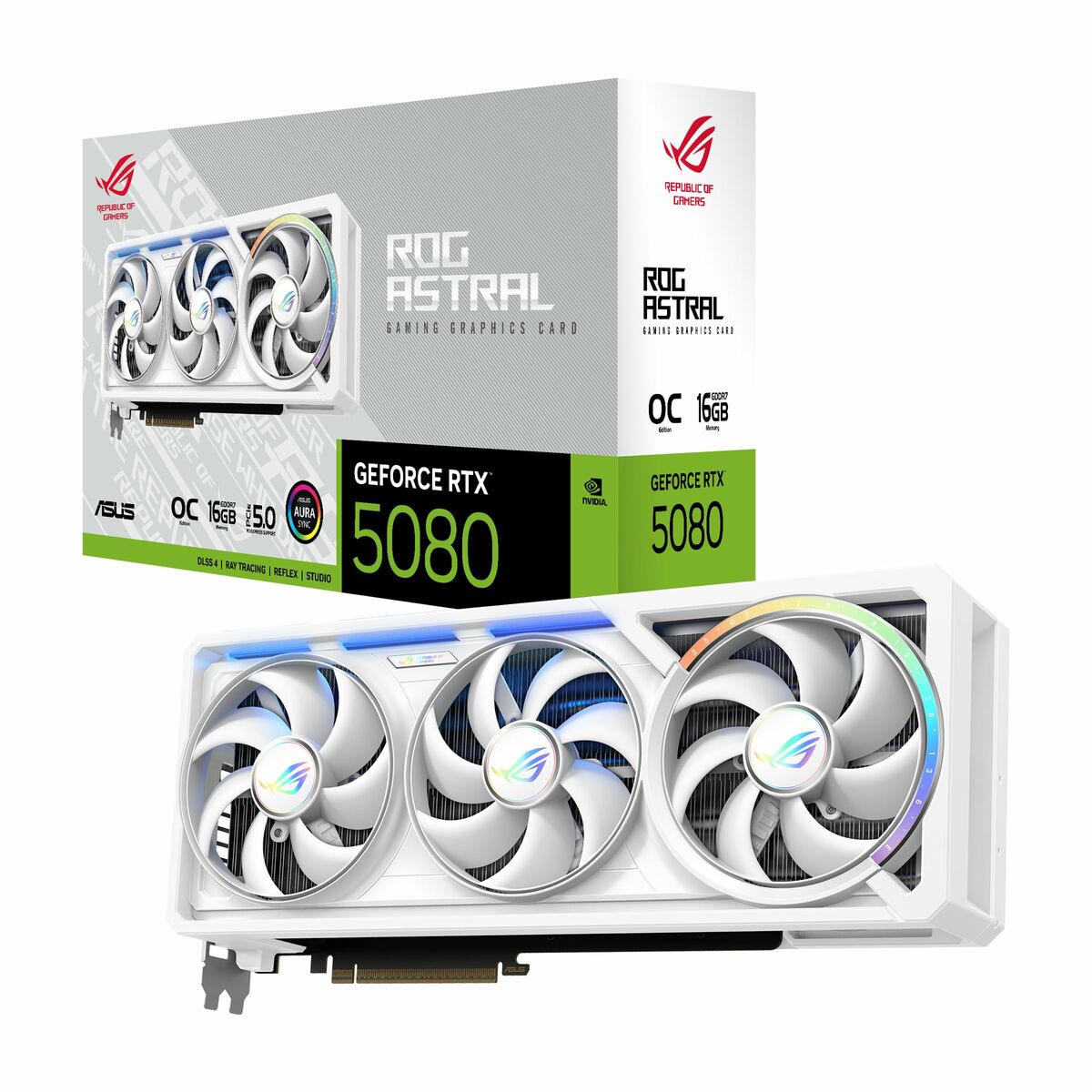 ASUS ROG ASTRAL RTX 5080 O16G WHITE 2xHDMI 3xDP