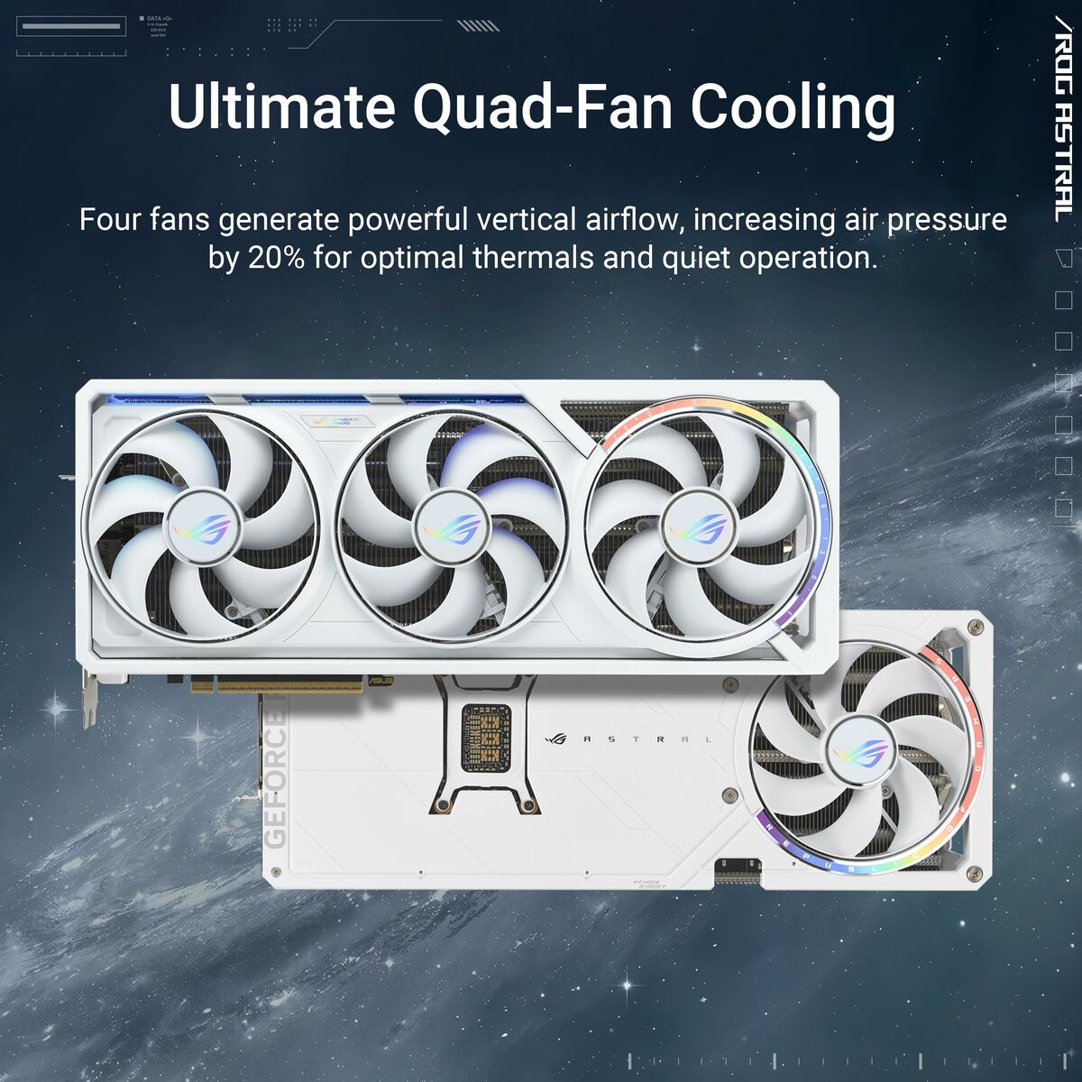 ASUS ROG ASTRAL RTX 5080 O16G WHITE 2xHDMI 3xDP