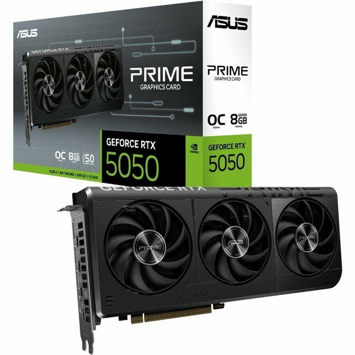 ASUS PRIME Geforce RTX 5050 OC 8Go GDDR6 3xDP 1xHDMI