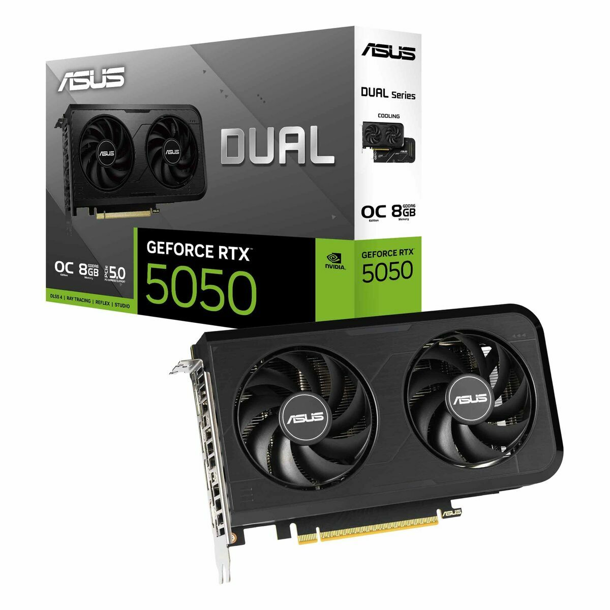 ASUS DUAL Geforce RTX 5050 OC 8Go GDDR6 3xDP 1xHDMI
