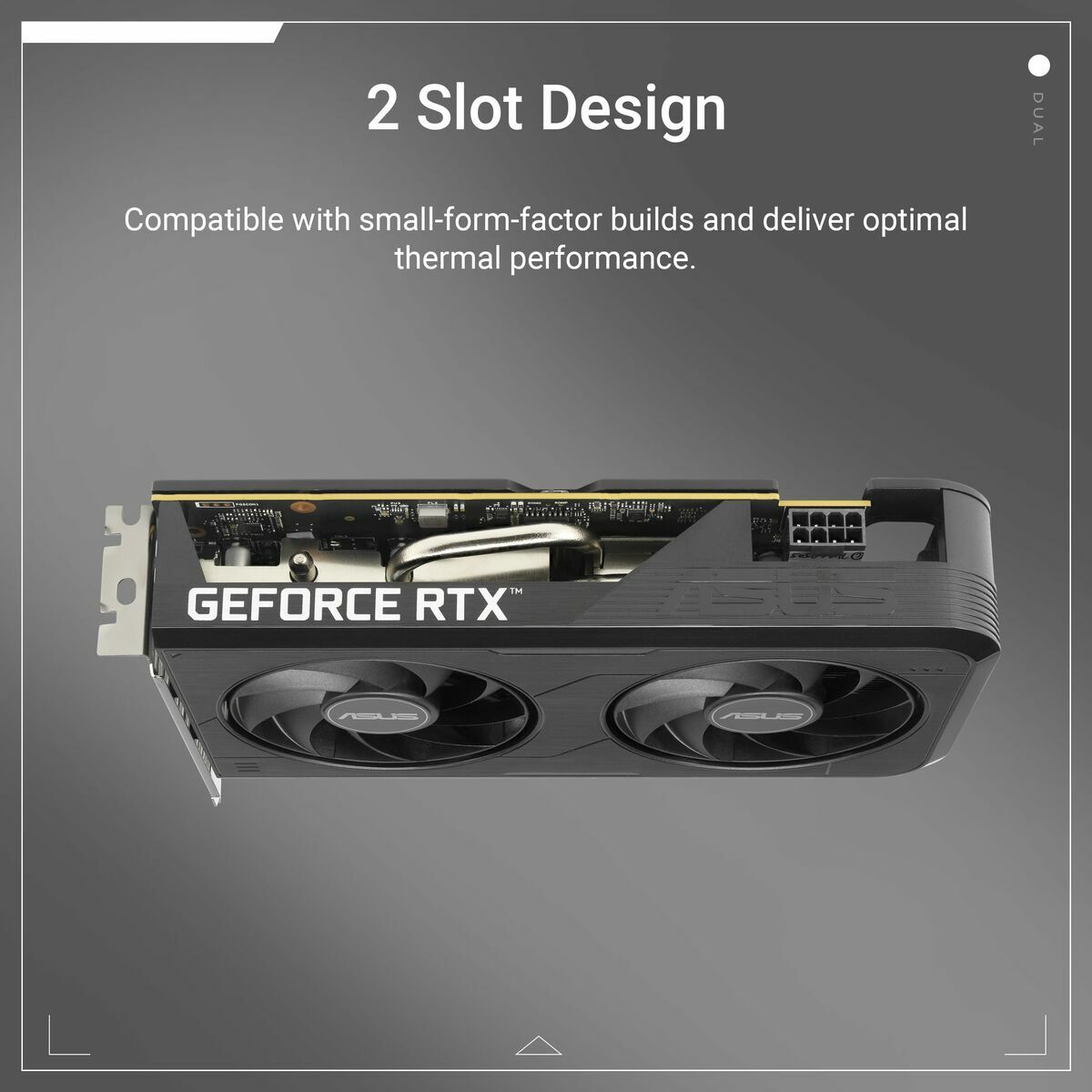 ASUS DUAL Geforce RTX 5050 OC 8Go GDDR6 3xDP 1xHDMI