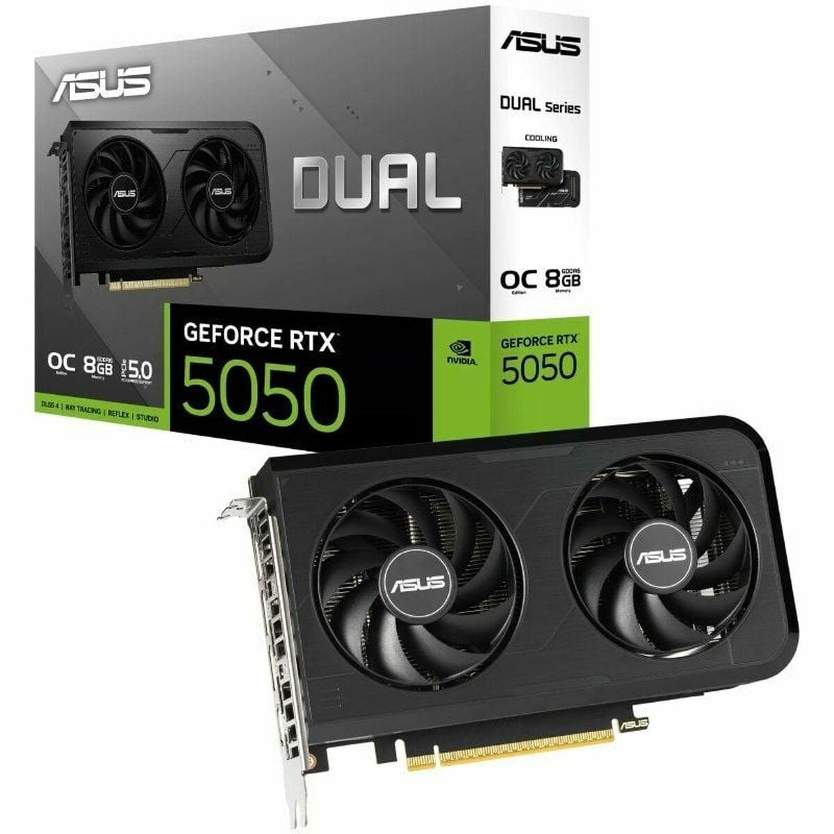 ASUS DUAL Geforce RTX 5050 OC 8Go GDDR6 3xDP 1xHDMI