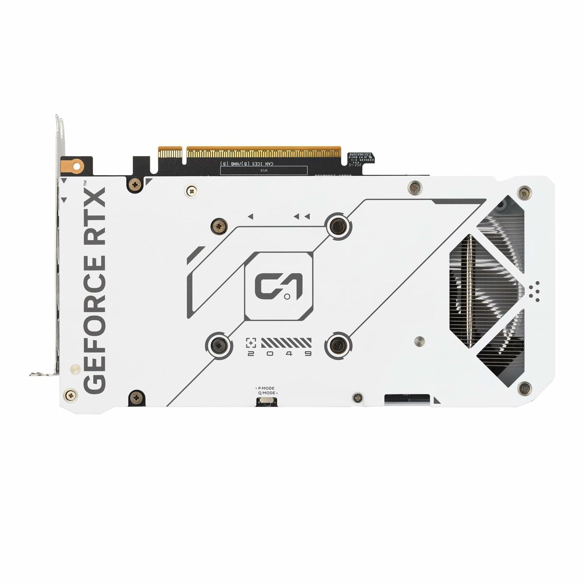 ASUS DUAL RTX 5060 OC 8Go GDDR7 3xDP 1xHDMI WHITE