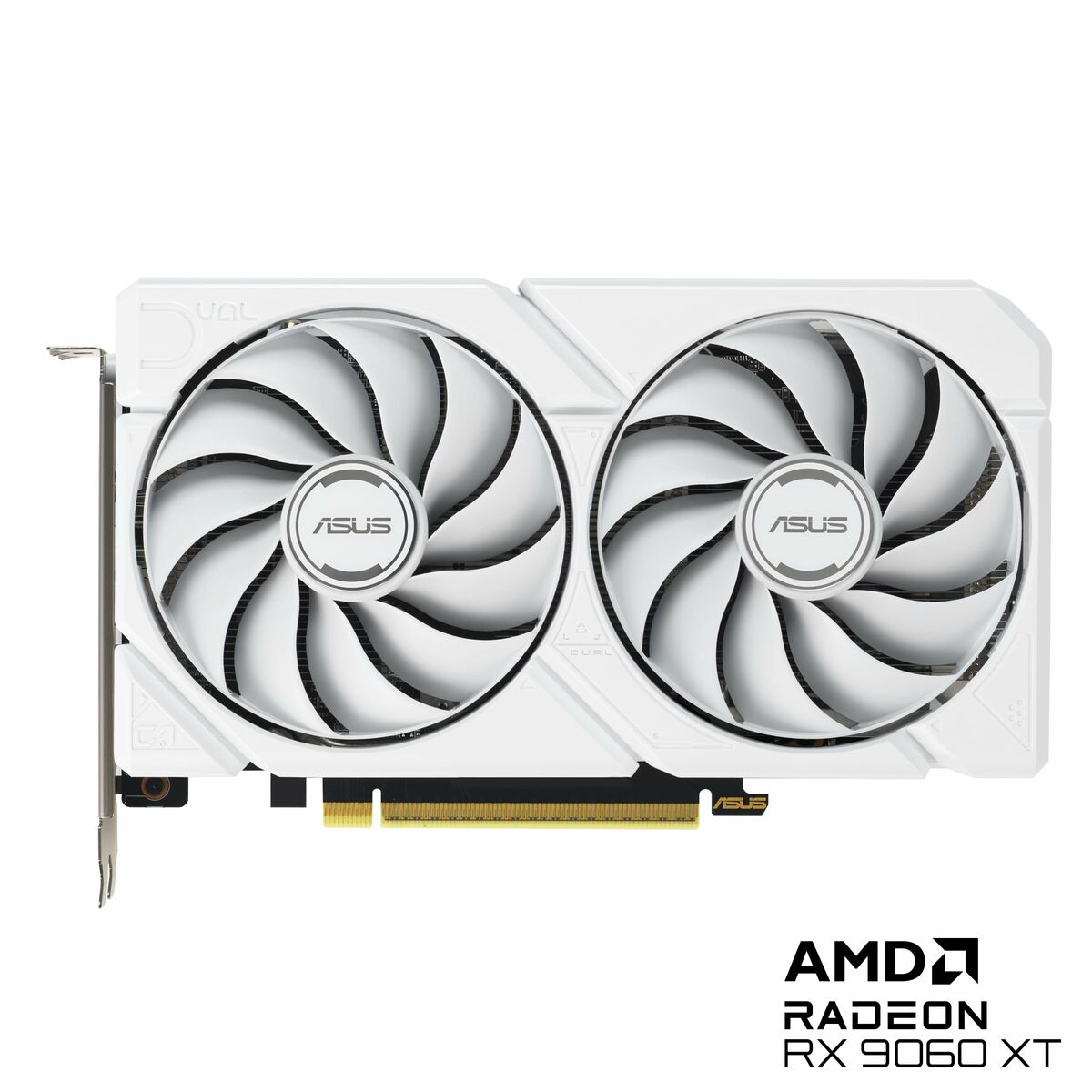 ASUS DUAL RX 9060 XT 16Go GDDR6 2xDP 1xHDMI WHITE