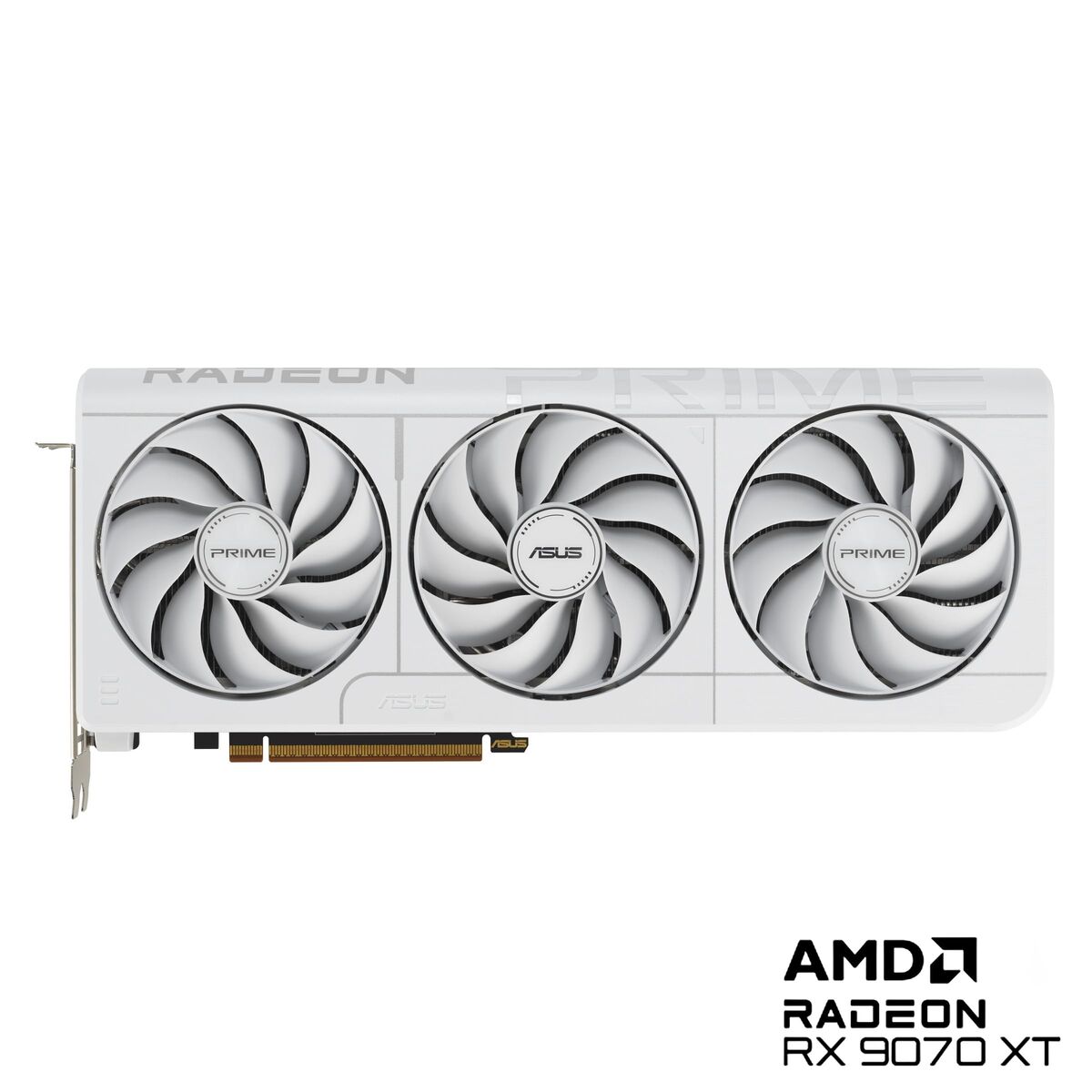 ASUS Prime Radeon RX 9070 XT White OC Edition 16Go GDDR6 Graphics Card PCIe 5.0 HDMI 2.1 DisplayPort 2.1a