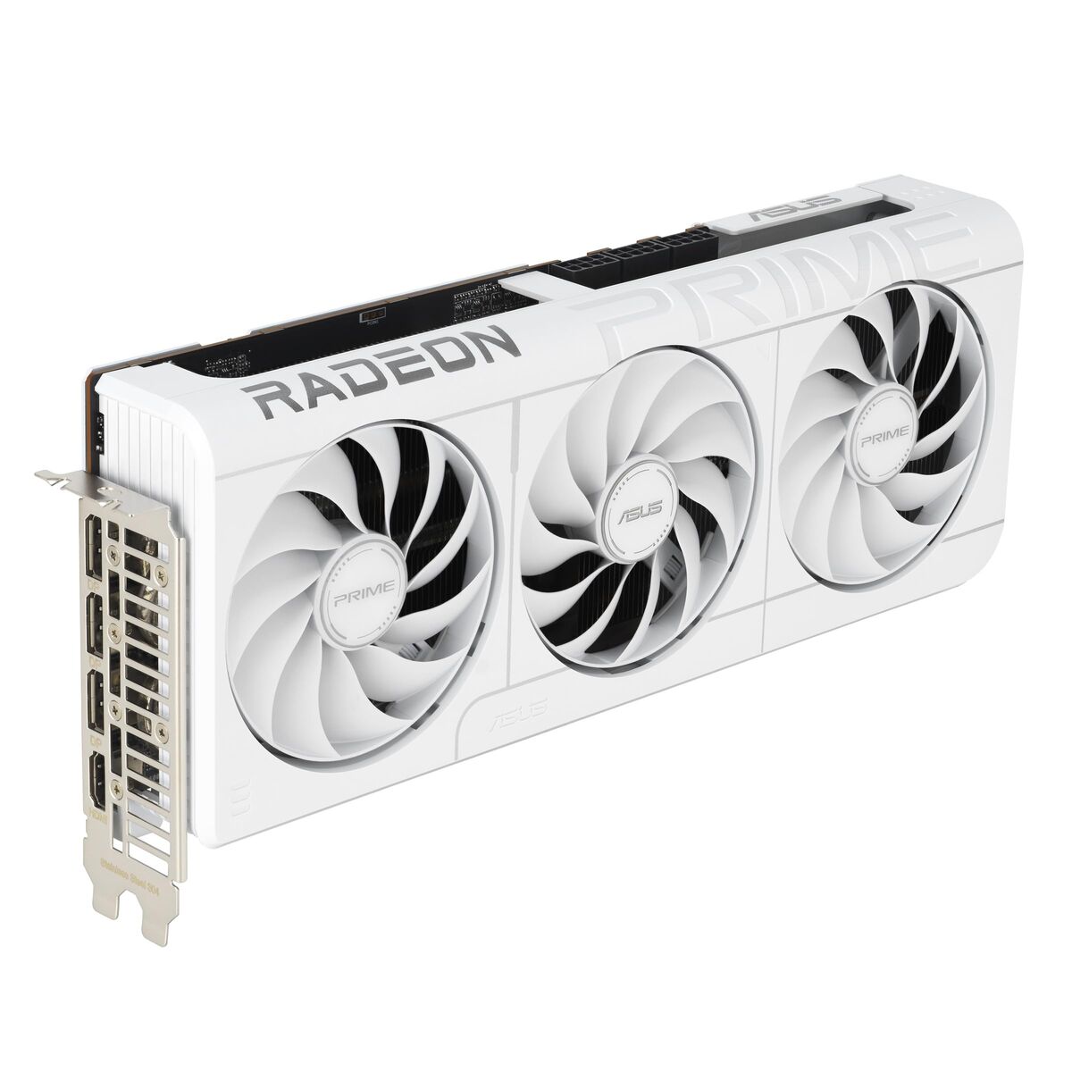 ASUS Prime Radeon RX 9070 XT White OC Edition 16Go GDDR6 Graphics Card PCIe 5.0 HDMI 2.1 DisplayPort 2.1a