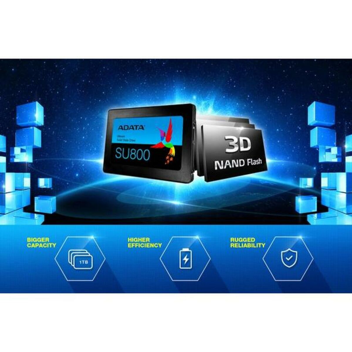 "ADATA Ultimate SU800 - 1024 Go - 2.5"" - 560 Mo/s - 6 Gbit/s"